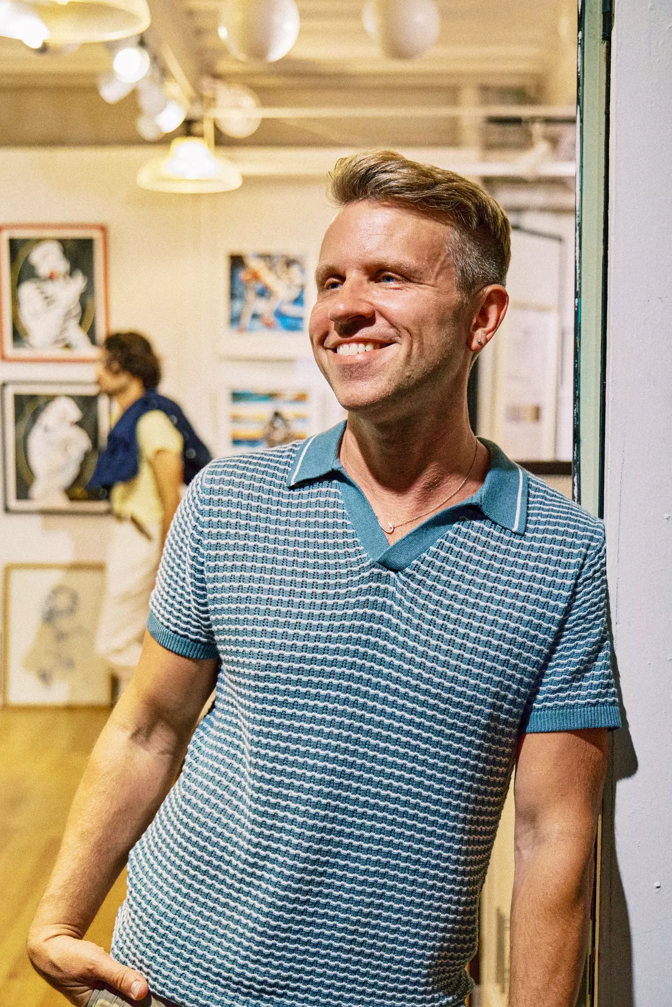 Dana Salvo at Gallery 444 in Provincetown. Eli DeFaria for Lonely Planet.