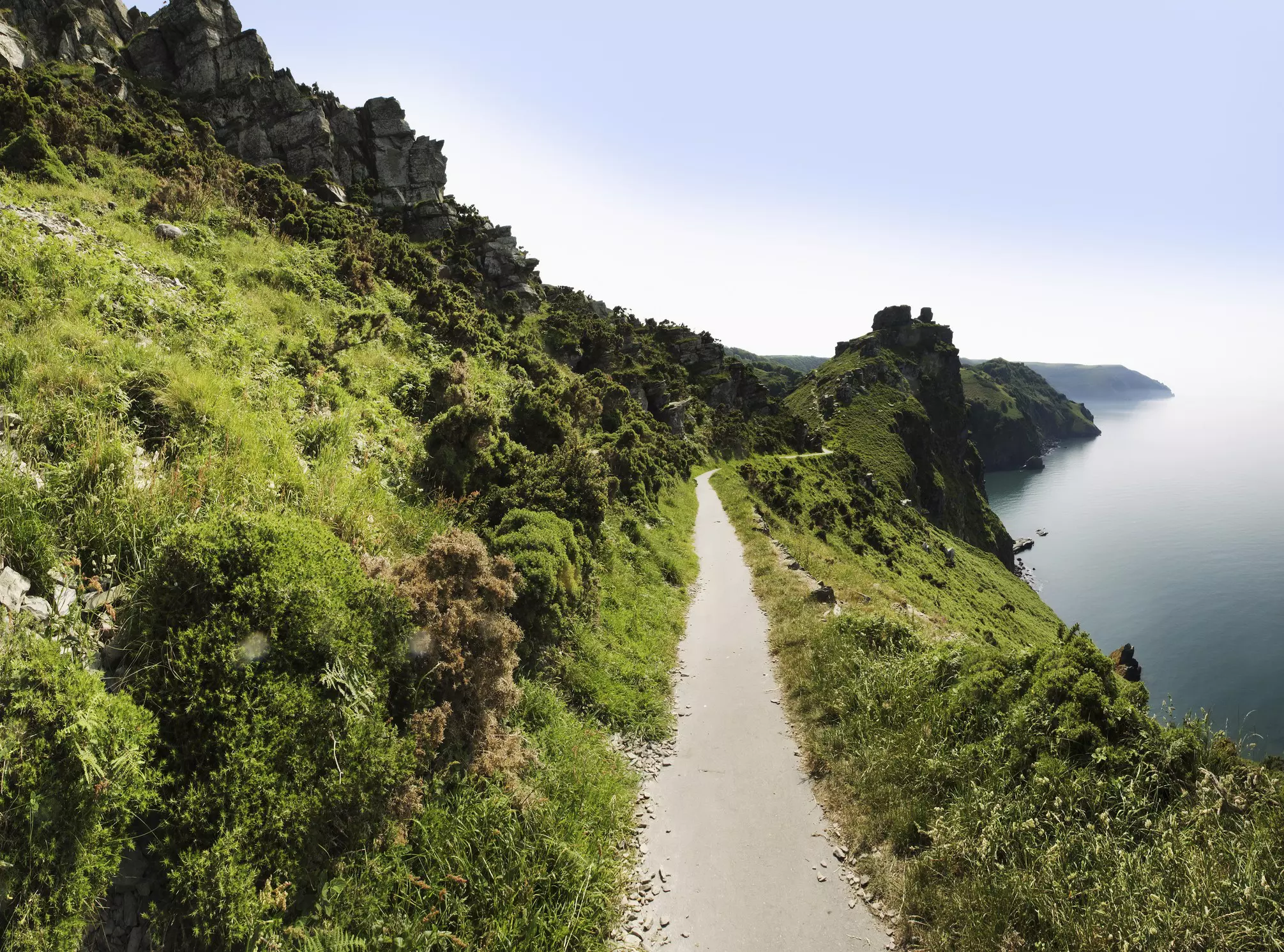 The coastal path to Lynmouth beach, a popular surfing spot in North Devon © Getty Images/iStockphoto
