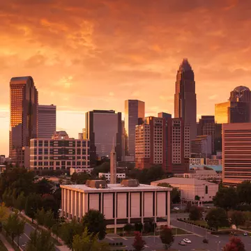 North Carolina's largest state is the perfect jumping-off point for a tour of the Southeastern USA. Walter Bibikow / Getty Images