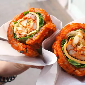 The bibimbap waffle – just one of many forms of bibimbap, which was invented in Jeonju. JeeHyun_K / Getty Images