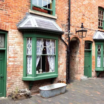 BIRMINGHAM, ENGLAND - JULY 4. The Birmingham Back-to-Backs are a block of Victorian dwellings which have been preserved and open to the public in the city centre. July 4 2016 in Birmingham, England.; Shutterstock ID 453993793; your: Bridget Brown;...