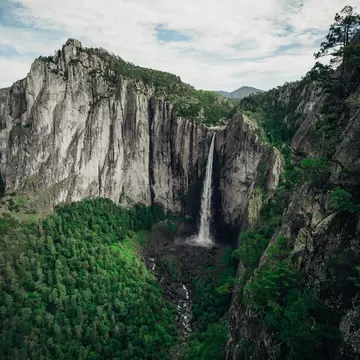 Cascada de Basaseachi in mexico full of water; Shutterstock ID 1503626273;