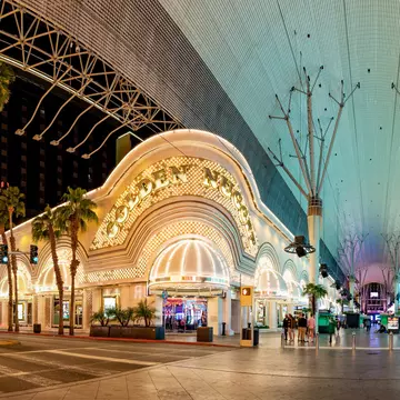 Las Vegas, USA - March 11, 2019: casino golden Nugget by night in Fremont street in Las Vegas, USA.
1363548812