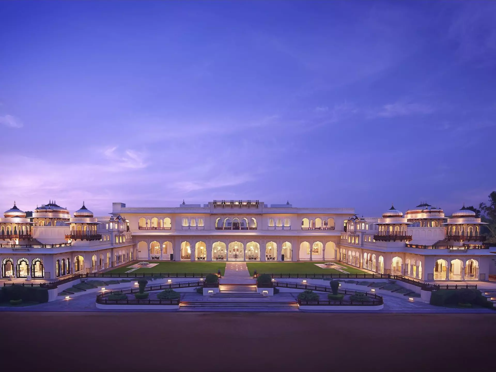 Stay at these regal guesthouses in India, such as Taj Rambagh Palace in Jaipur. Taj Rambagh Palace/Taj Hotels