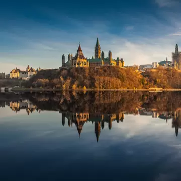 The Golden Parliament hill