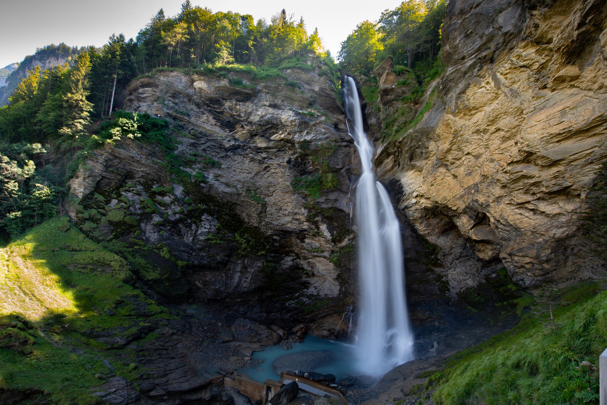 the Reichenbach Falls in Switzerland is a favourite place of the Sherlock Holme fan; Shutterstock ID 1742814446;