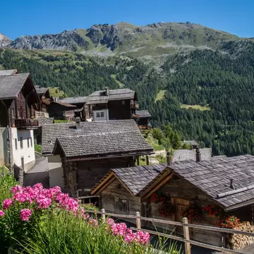 village chandolin in valais in swiss; Shutterstock ID 619971281;