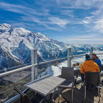 Ride the cable car for top-of-the-world views from Le Brévent. Puripat Lertpunyaroj/Shutterstock