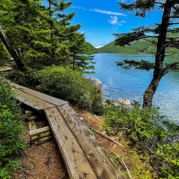 Jordan Pond in Acadia National Park.