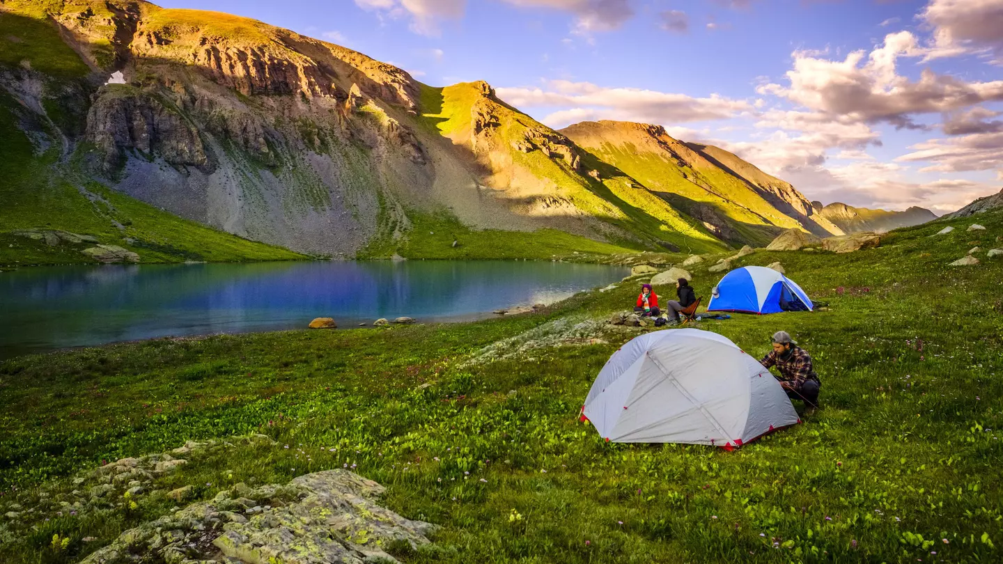 camping out at Ice Lake, Colorado