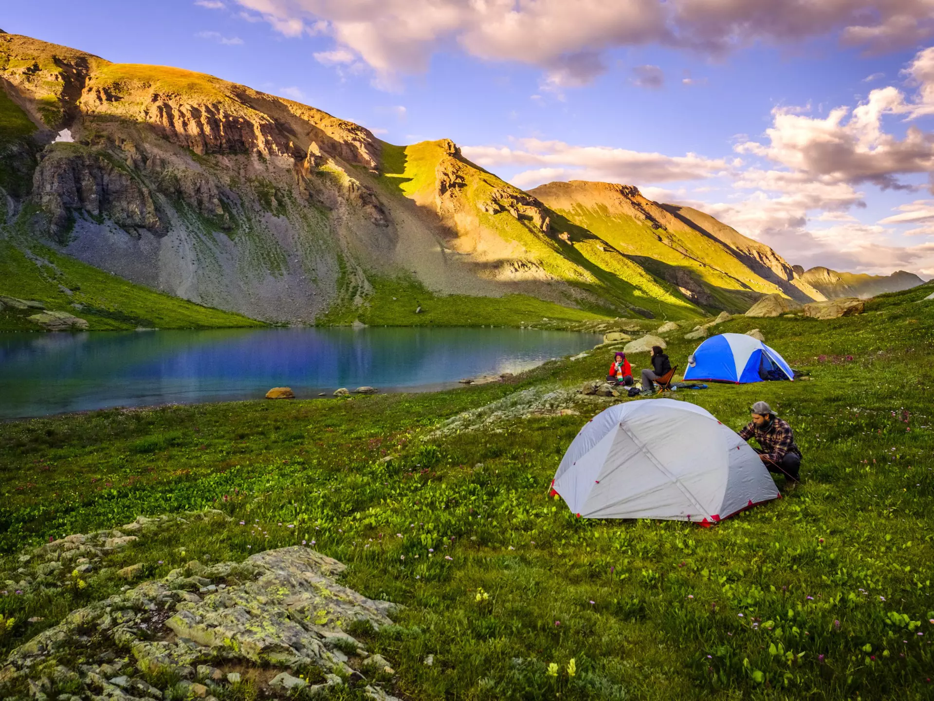 camping out at Ice Lake, Colorado