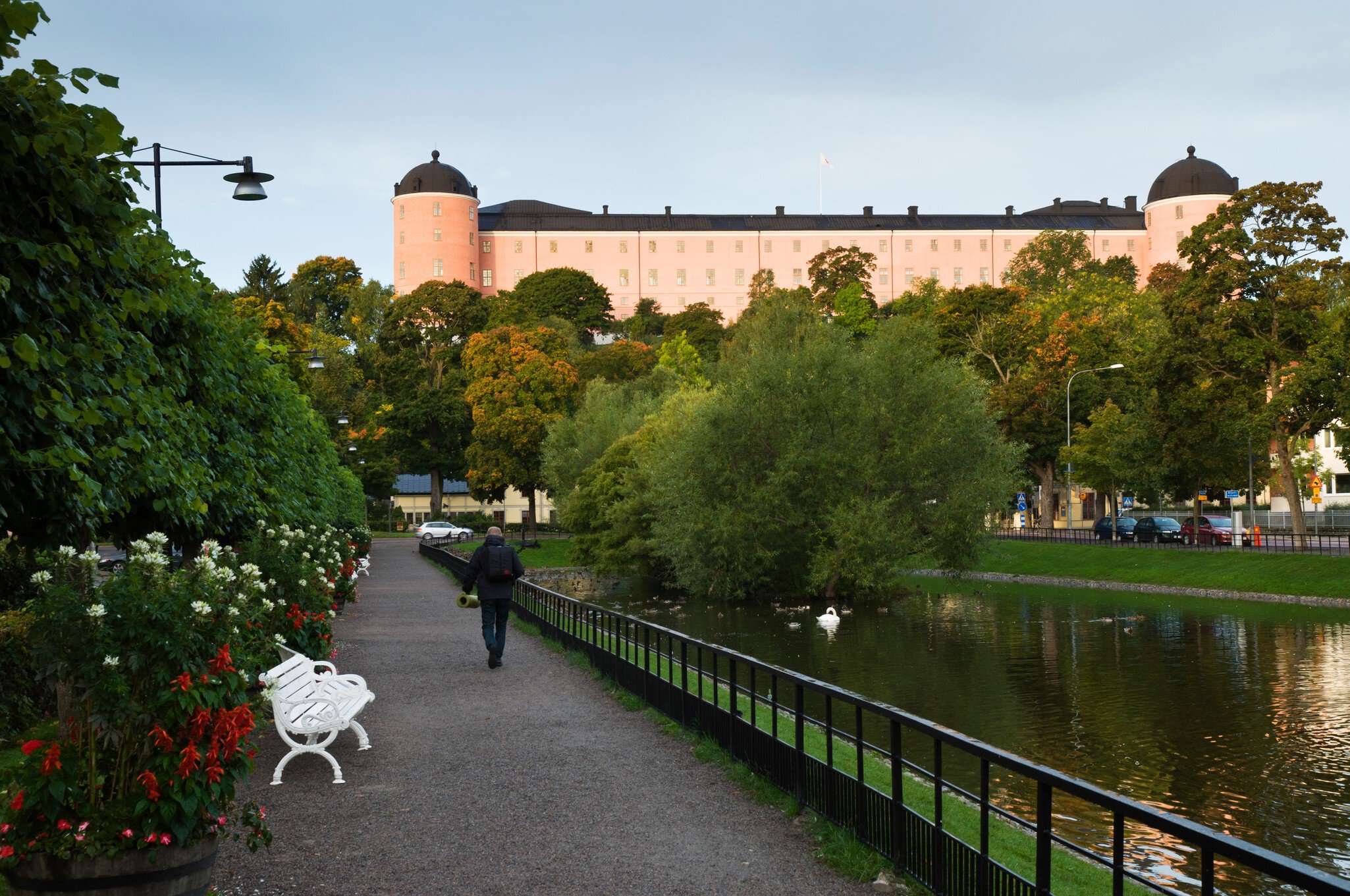 Uppsala, Sweden- July 18, 2025: Uppsala Slott (Uppsala Castle) an old royal residence history museum building museum