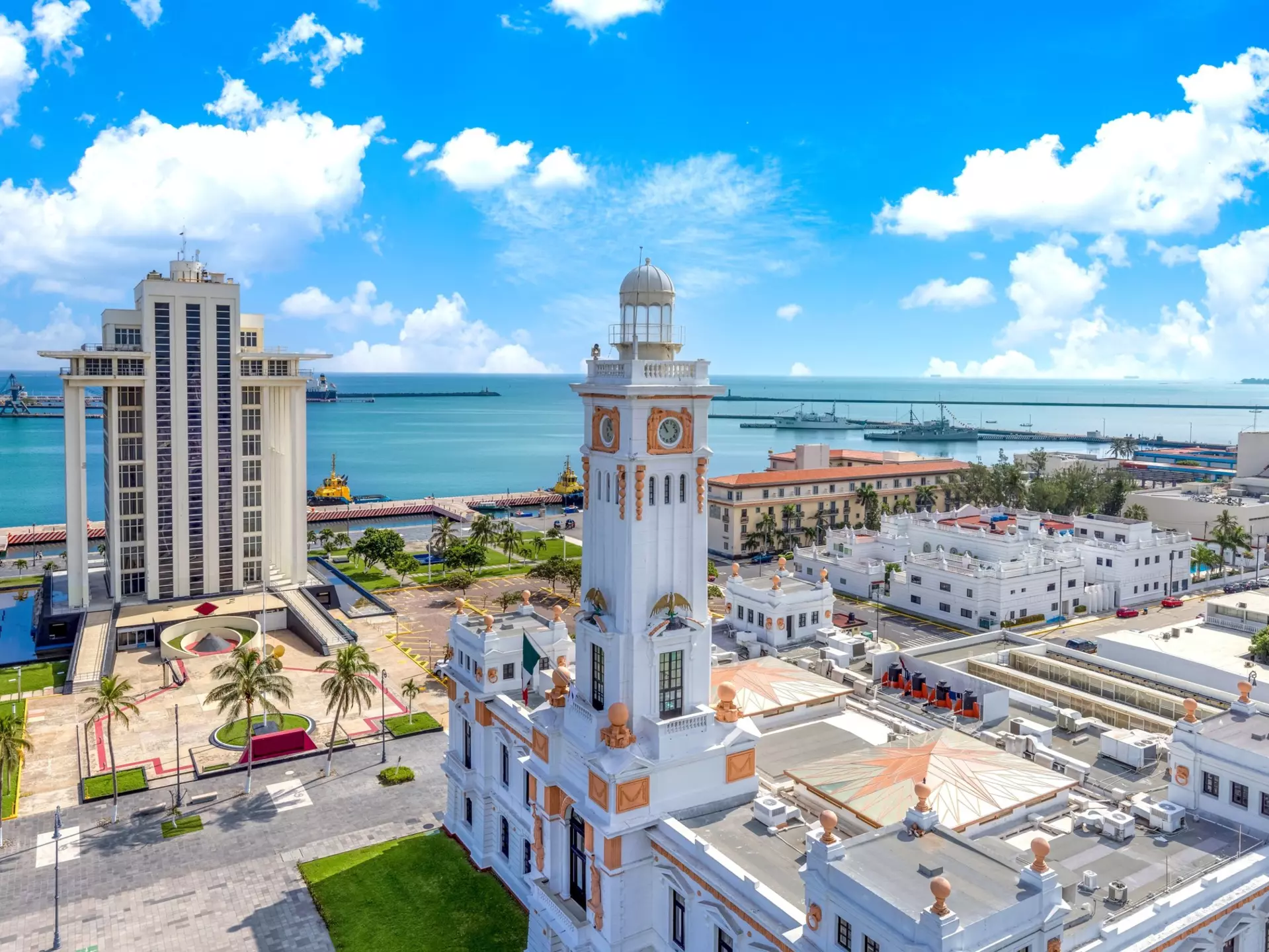 Veracruz City's port, Veracruz, Mexico. eskystudio/Shutterstock