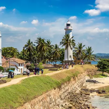 Lighthouse in Galle fort in a sunny day in Sri Lanka, License Type: media, Download Time: 2026-05-21T16:56:36.000Z, User: lonelyplanetmedia, Editorial: false, purchase_order: 65050 - Digital Destinations and Articles, job: Comp Ingestion, client: Global Publishing WIP, other: Pia Peterson
