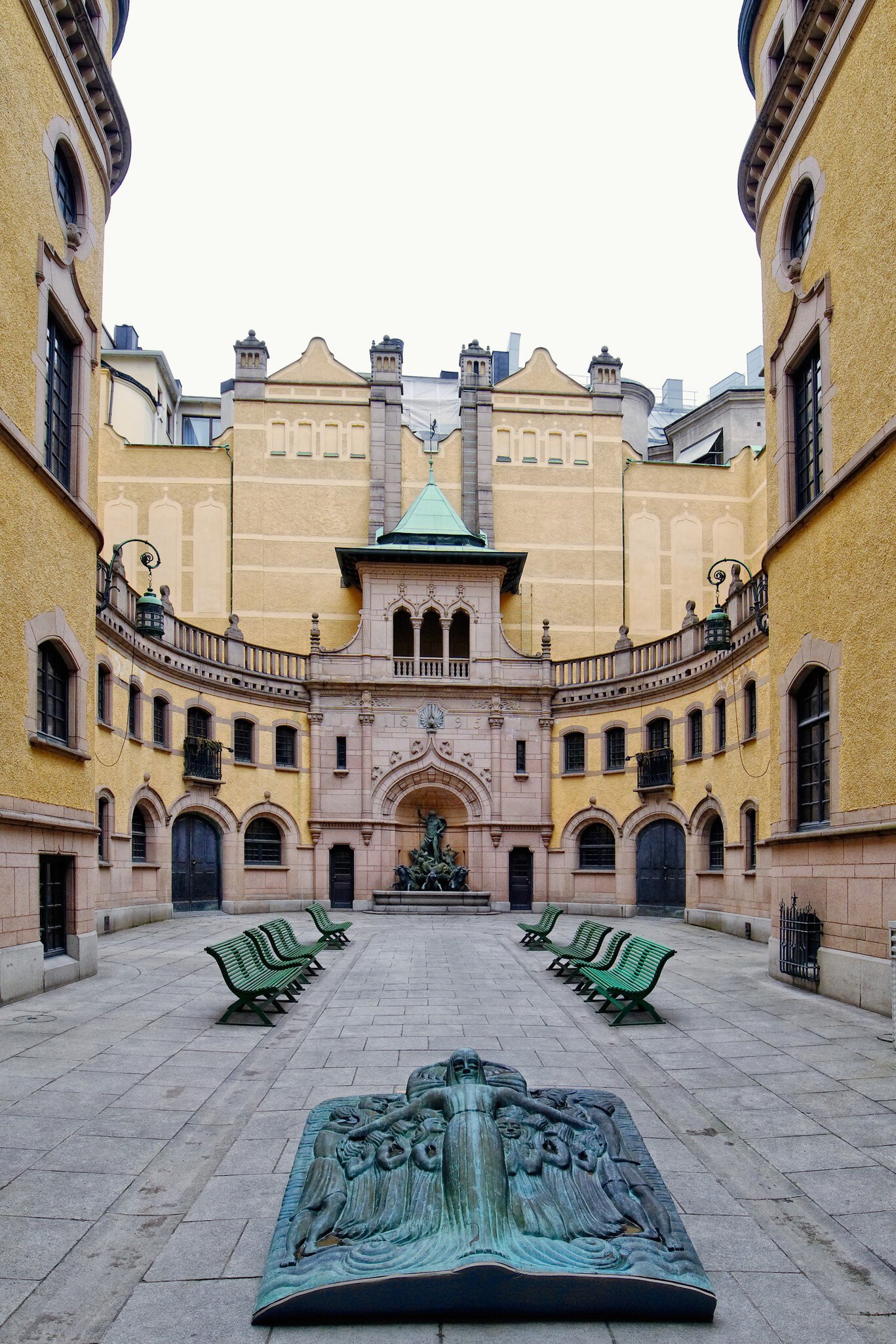 Hallwyl Museum inner courtyard;
Hallwyl Palace (Hallwylska Palatset) is located in the centre of Stockholm. Architect Isak Gustaf Clason built the house between 1893-1898 and its interior is famous for its Baroque and Rococo styles. Completed in 1...