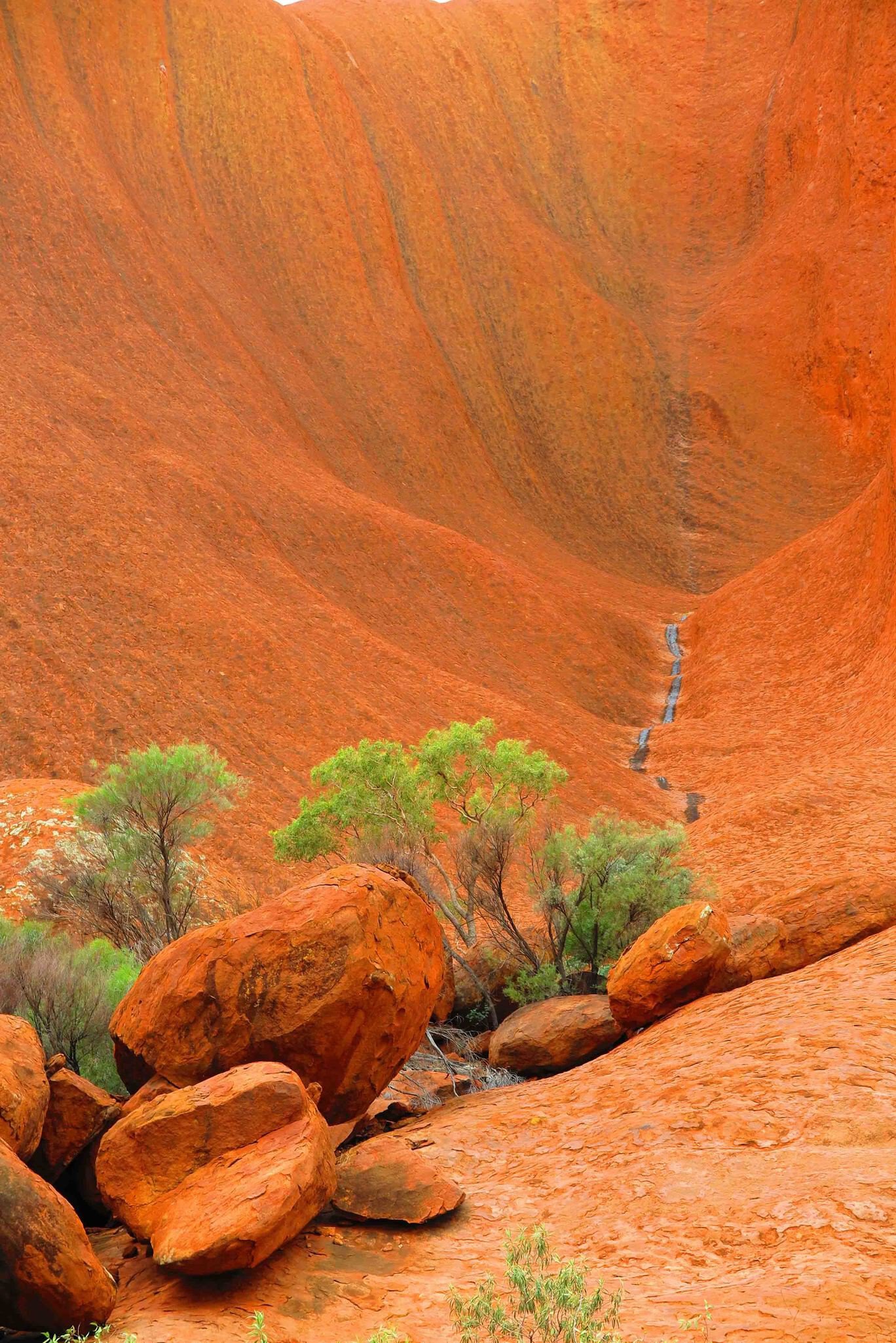 Ayers Rock in the Northern Territory, Australia.
