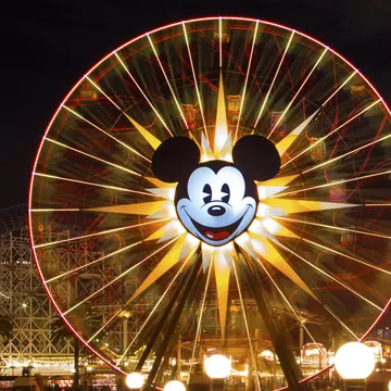 ANAHEIM, CALIFORNIA - JUNE 7, 2018: Celebrating Pixar fest happening at Disney California Adventure and Disneyland Park.  One of the biggest Pixar celebration ever to come to Disney Parks.