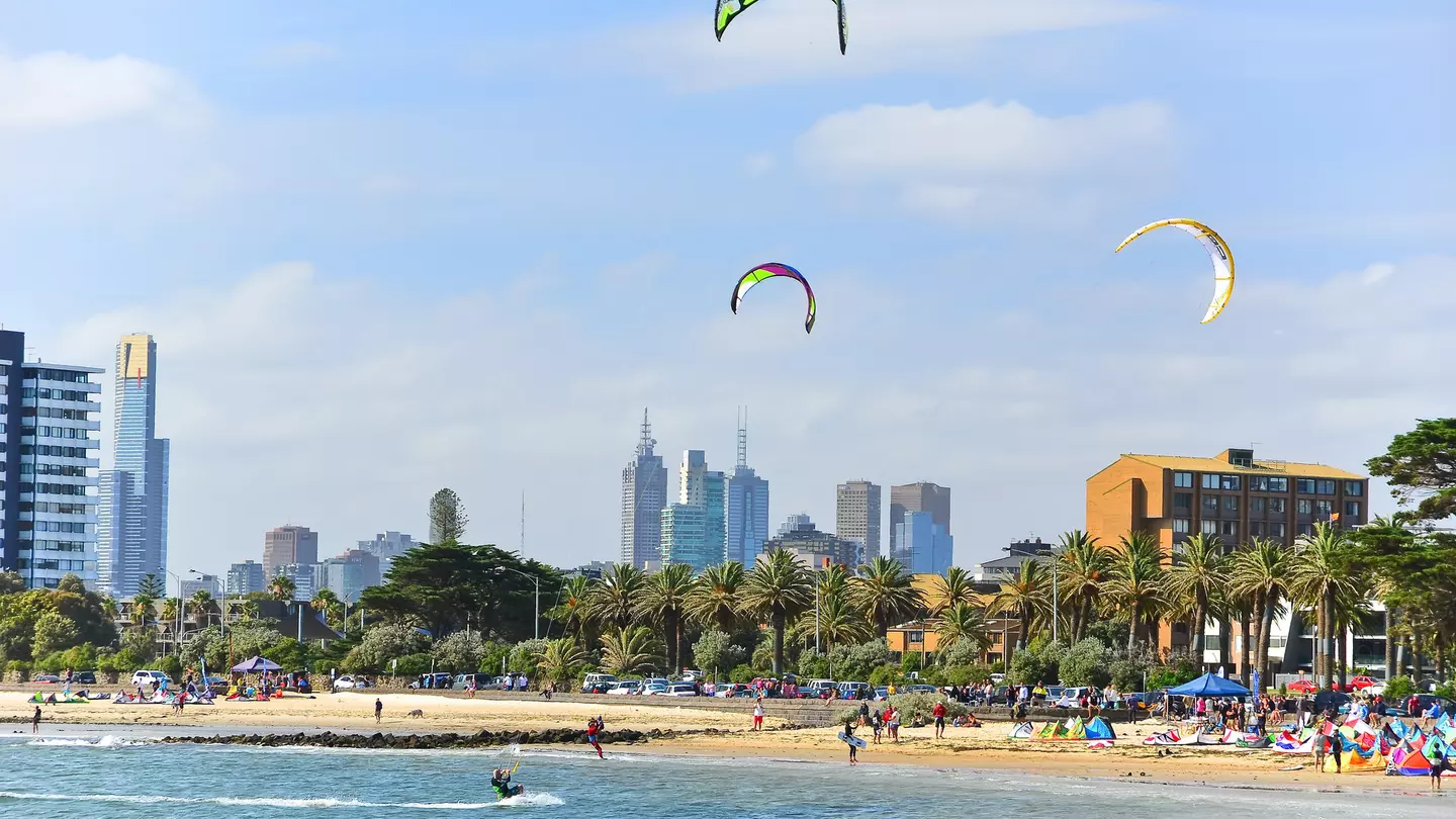 Popular holiday hotspots like St Kilda Beach in Melbourne may only see domestic tourists this year ©Javen/Shutterstock