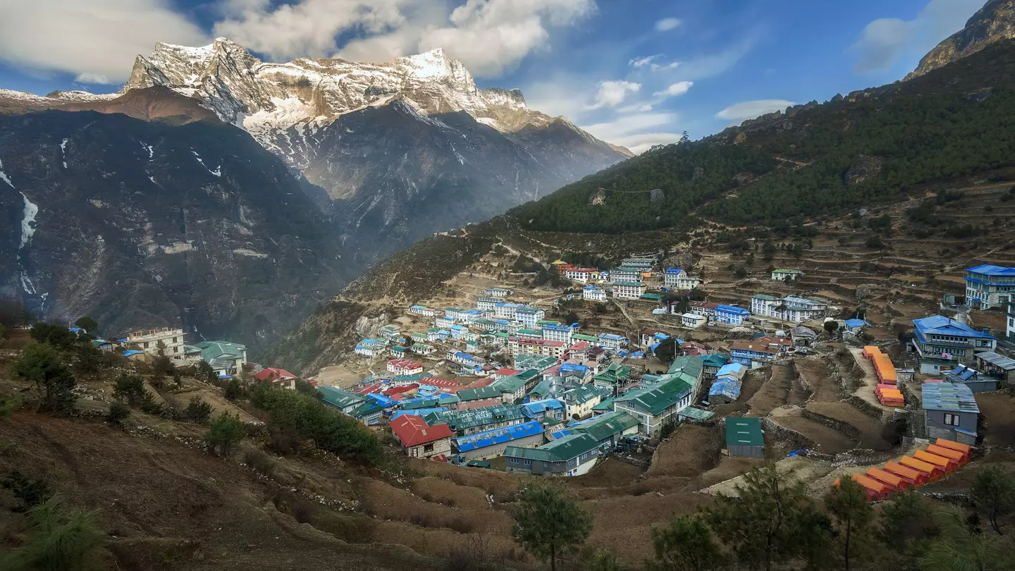 View of Namche Bazaar, Nepal