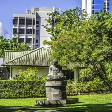 Buddha Statue Daibutsu Replica The Great Buddha of Kamakura Foster Botanical Gardens Honolulu Oahu Hawaii. Oldest botanical garden in Hawaii established 1853.
1866021444
foster botanical garden, buddha statue, colorful, daibutsu, daibutsu replica,...