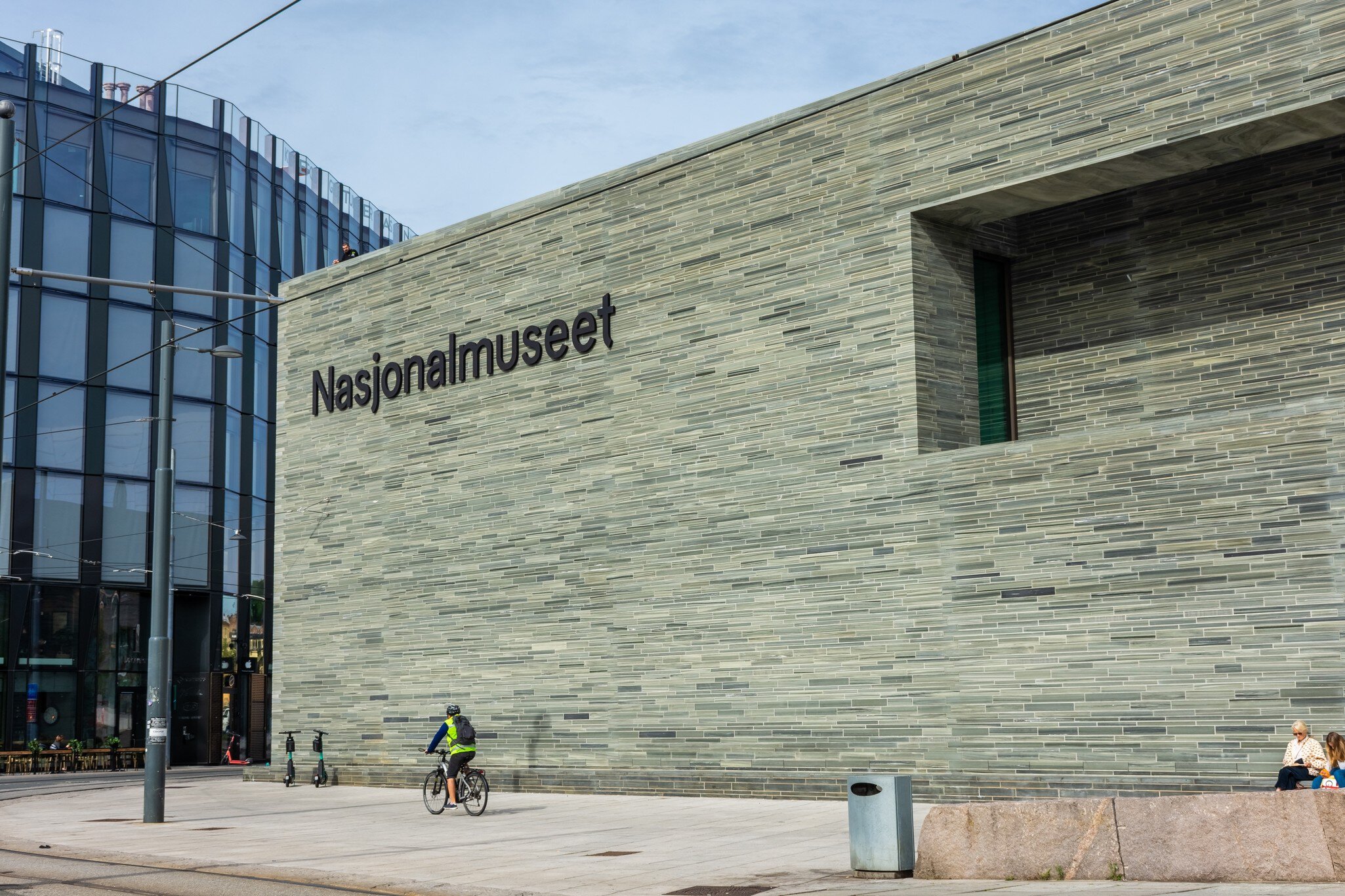 view of the modern National Museum of Norway