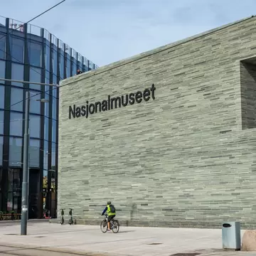 view of the modern National Museum of Norway