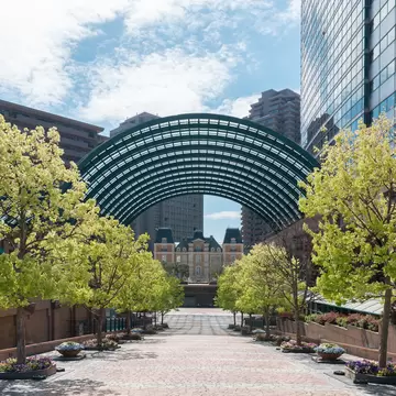 View of Yebisu Garden Place, Tokyo, Japan.