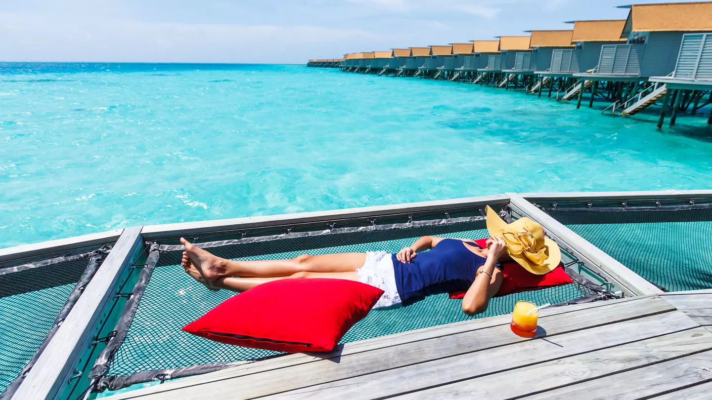 Basking in the ocean breeze of an overwater villa