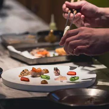 A chef at Sincère pairs classic ingredients with modern techniques in Tokyo. Todd Fong