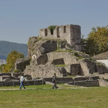View of ruins of Its Kale in Ioannina, Greece.