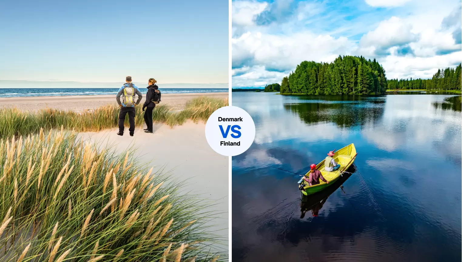 Denmark’s beaches or Finland’s lakes? © iStock