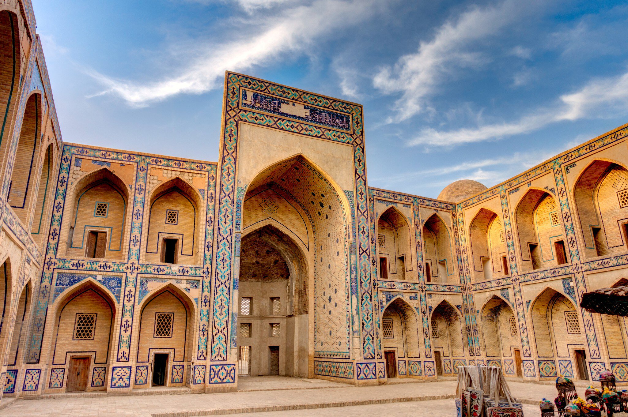 Ulugbek Madrasa, Bukhara, Uzbekista, HDR Image; Shutterstock ID 1544294381; purchase_order: 65050; job: ; client: ; other: