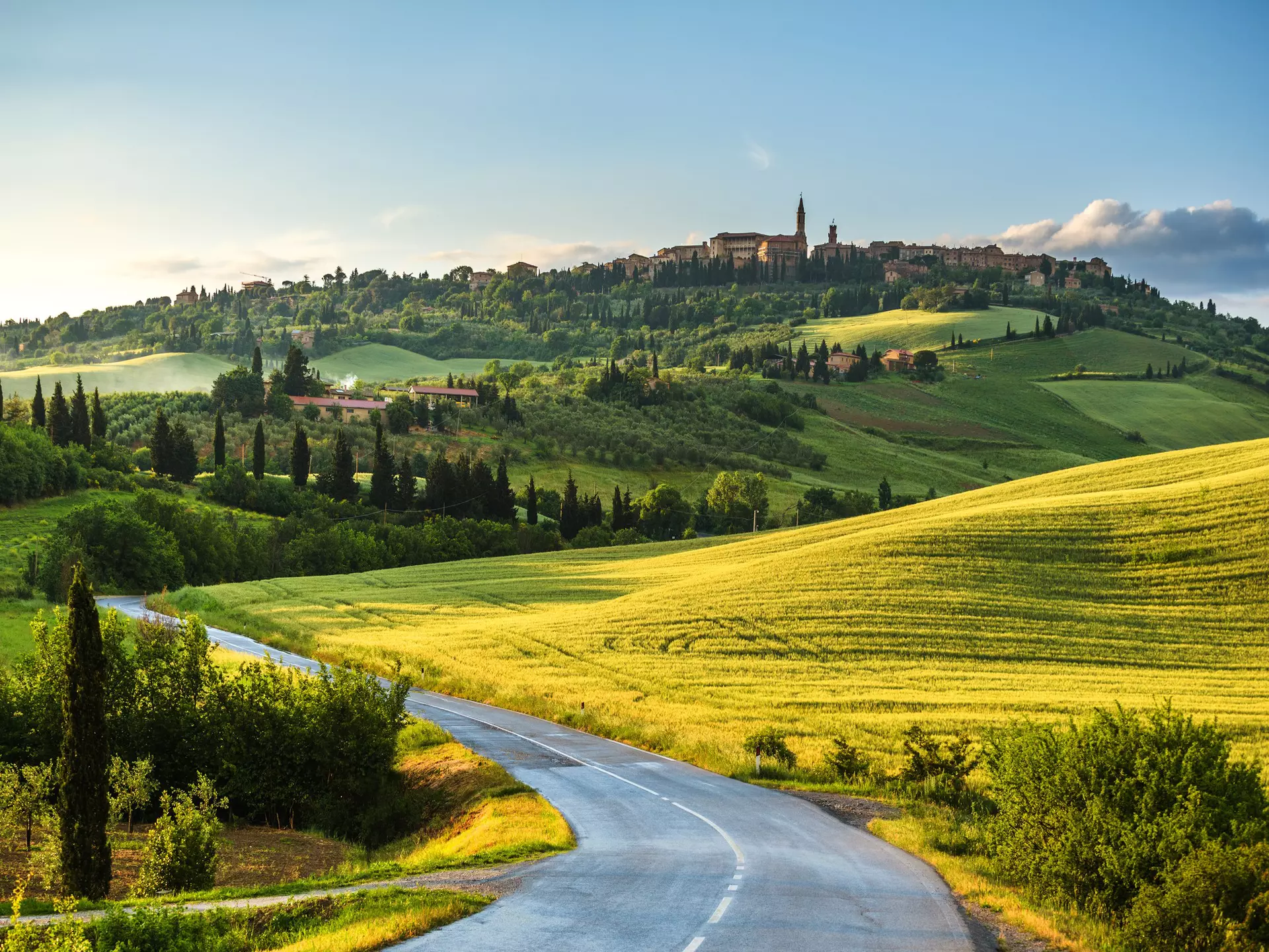 Pienza during golden hour. Jarek Pawlak/Shutterstock