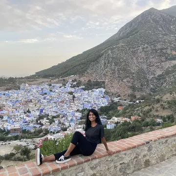 Taking in the sights and sounds of Chefchaouen © Deepa Lakshmin