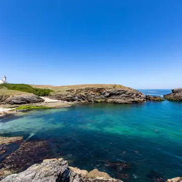 Pointe des Poulains, coast of Belle-Ile-en-Mer, Brittany, France.