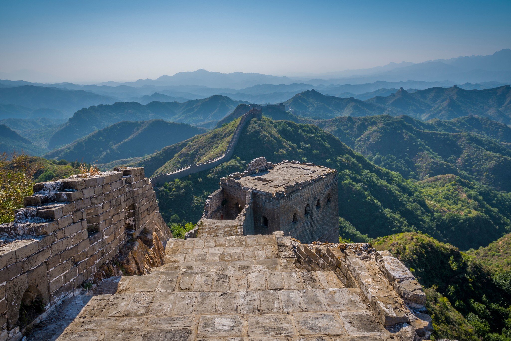 The Great Wall of China at Jinshanling.