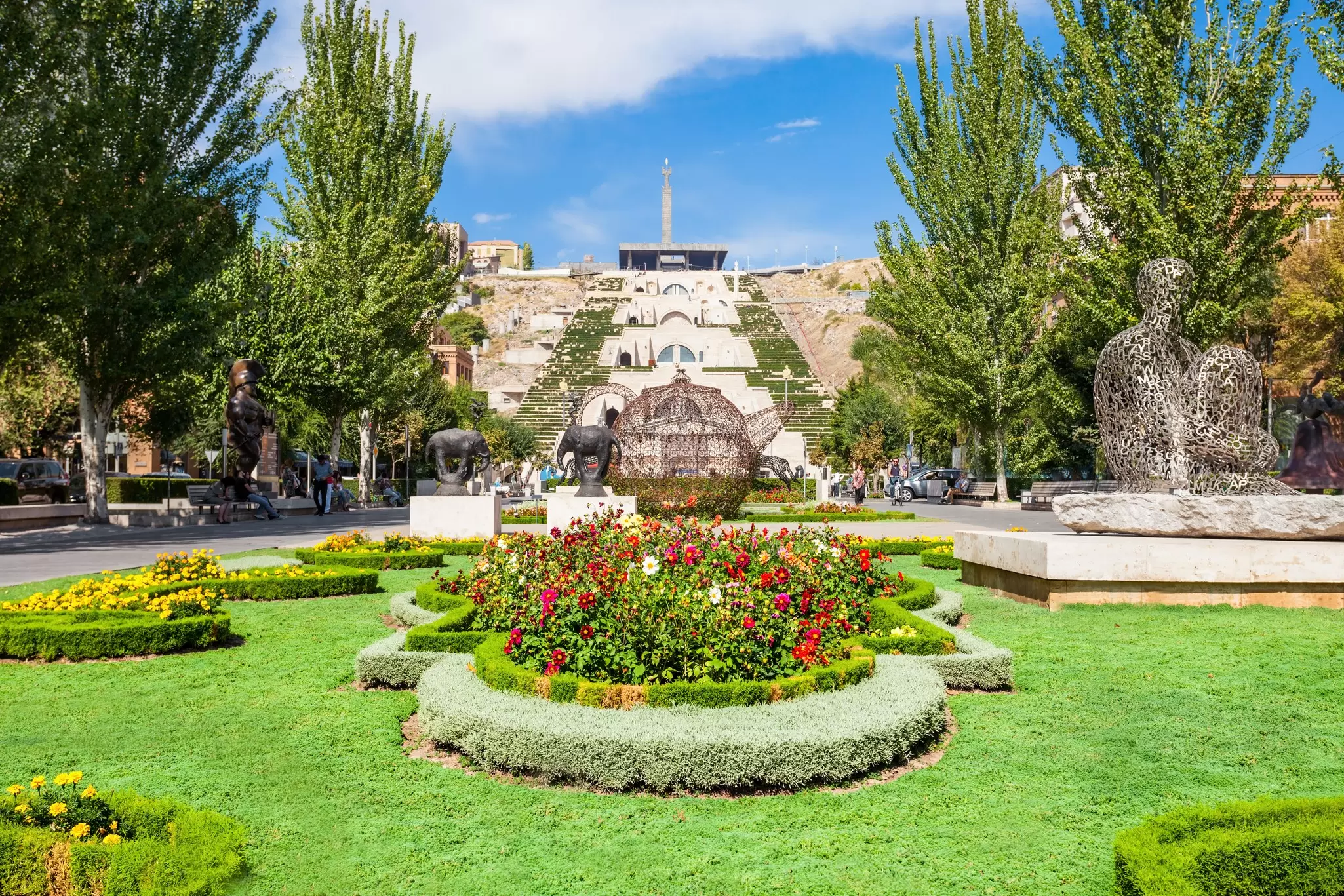 The Cascade in Yerevan, Armenia. Getty Images