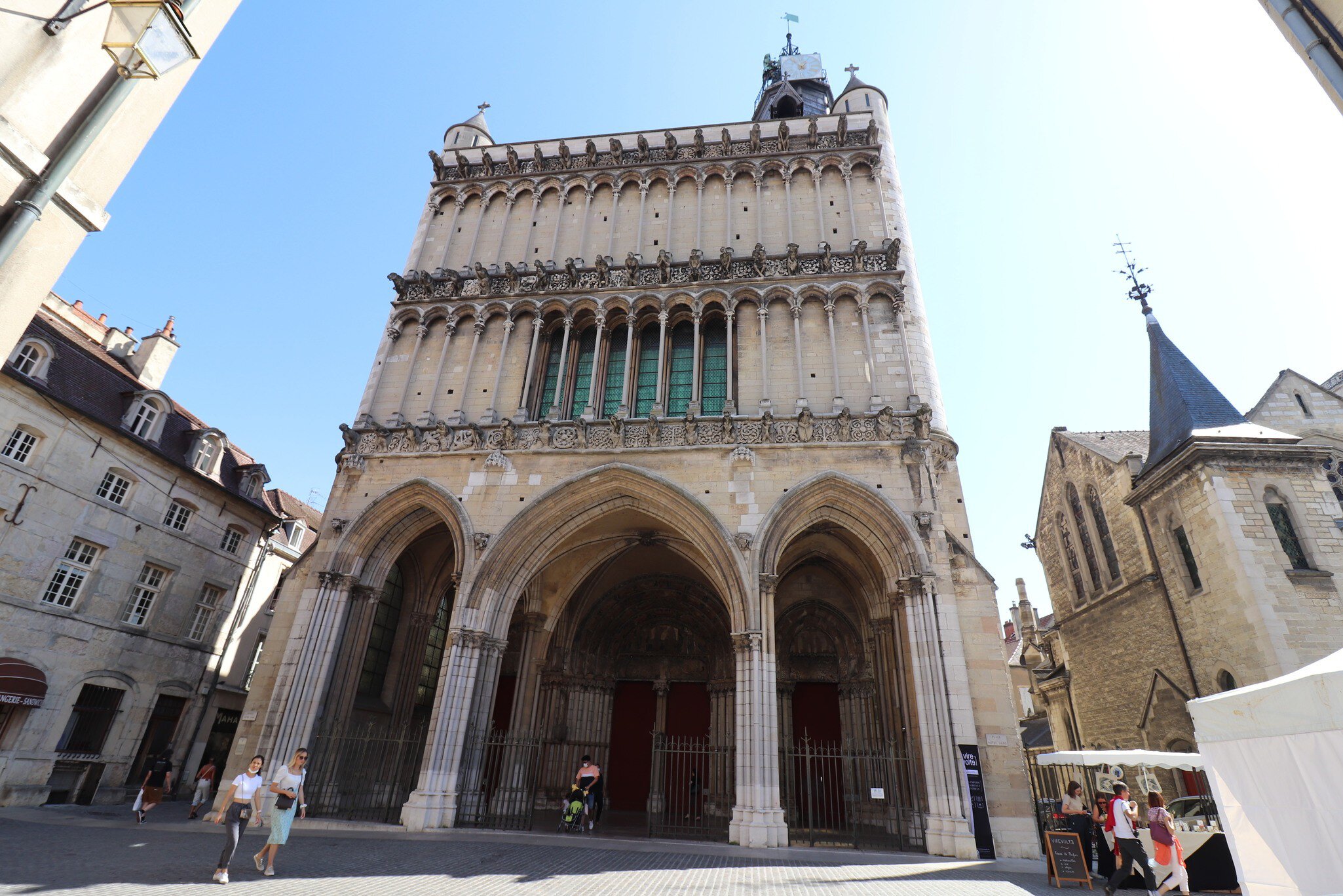 Notre Dame church, 13th century gothic church, city of Dijon, department of Cote d'Or, France