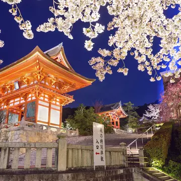 Kiyomizu-dera in the spring time. Sean Pavone/Shutterstock