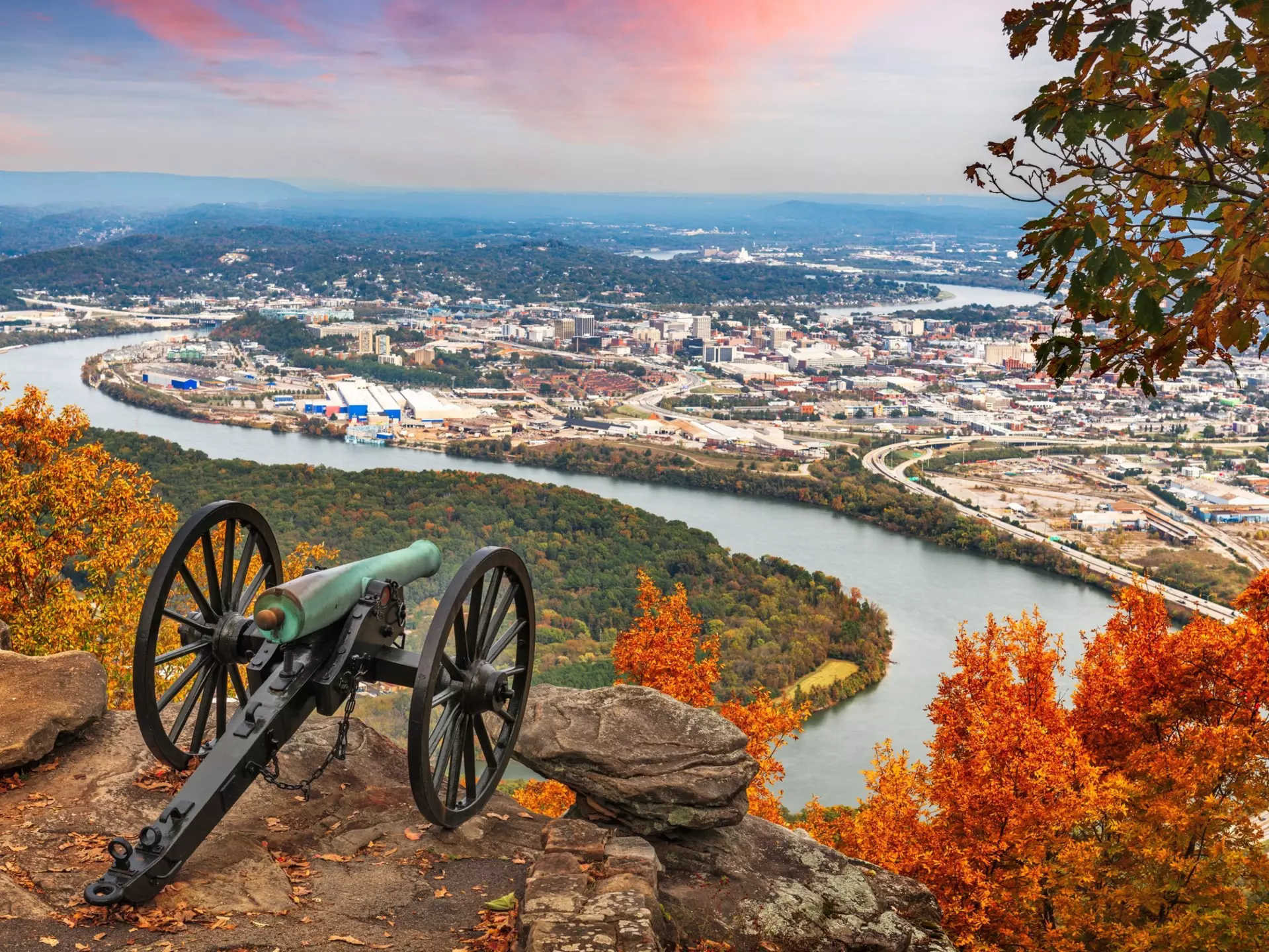 The view from Lookout Mountain. 