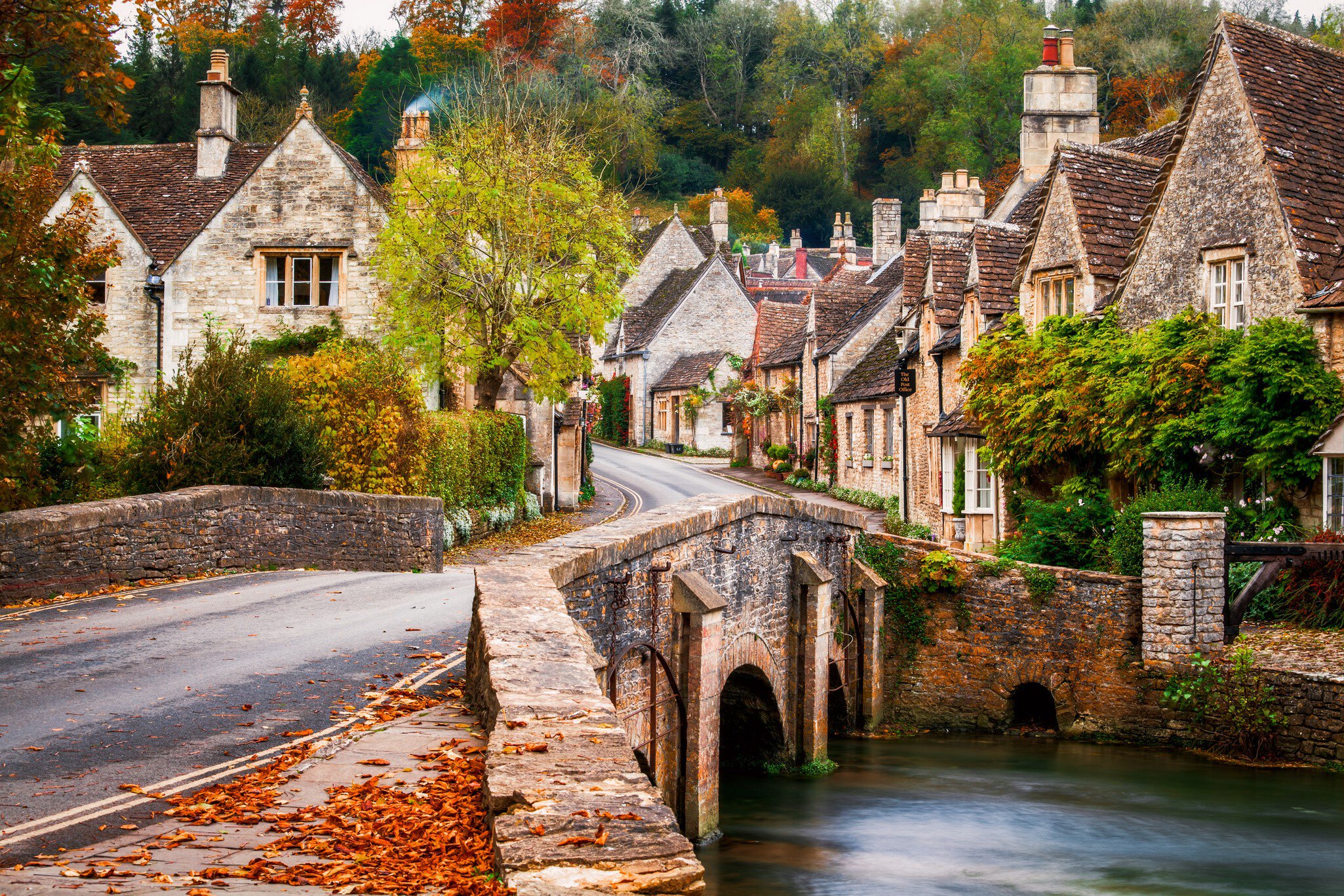 Bridge at Castle Combe, Wiltshire, England