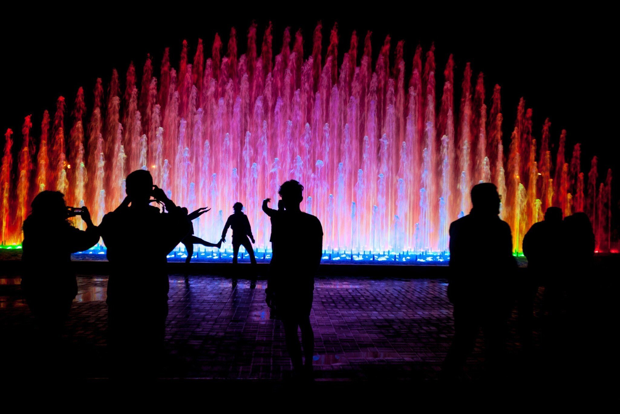 El Circuito Magico del Agua - park with a series of different fountains in Lima, Peru., License Type: media, Download Time: 2026-06-24T16:47:46.000Z, User: LP_NZhan, Editorial: false, purchase_order: 65050 - Digital Destinations and Articles, job: App content, client: Lonely Planet App, other: Nadine Zhan