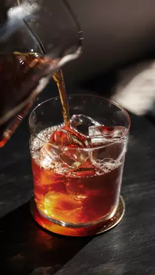 Cold brew from Kalve coffee.