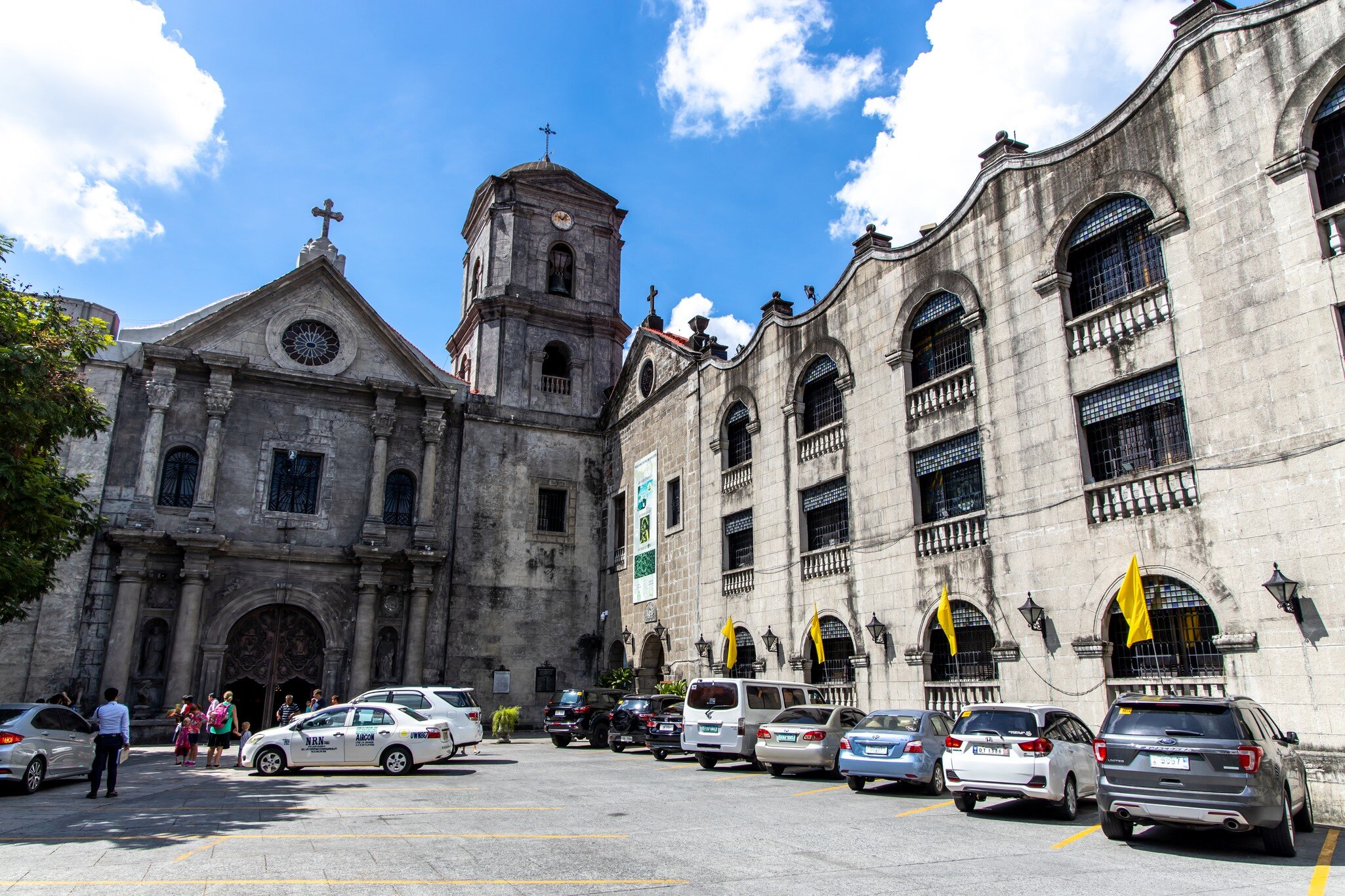 June 9,2019 People visiting the San Agustin Church at Intramuros, Manila, Philippines