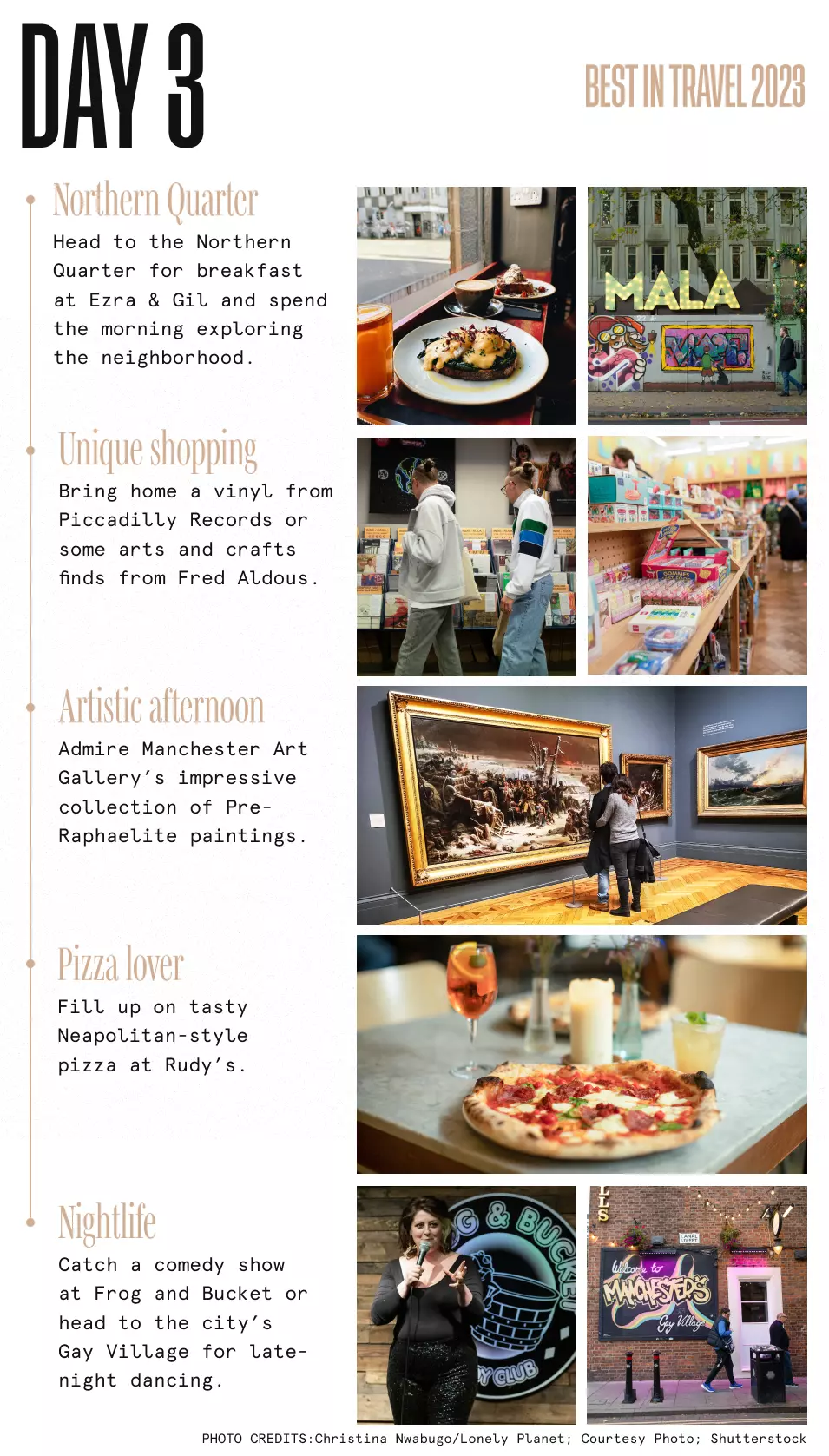 Manchester 4 day itinerary overview day 3