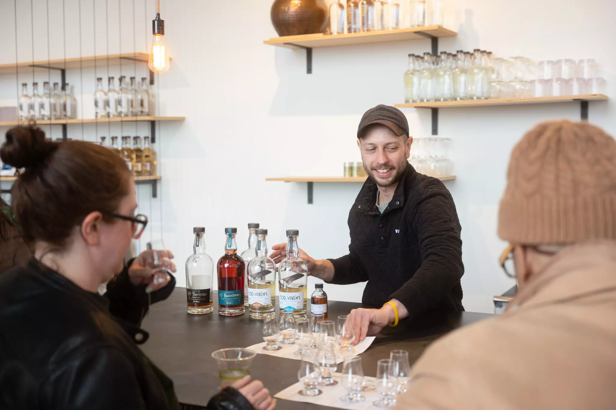Gin and whiskey tasting at Vale Fox Distillery © Holly-Marie Cato