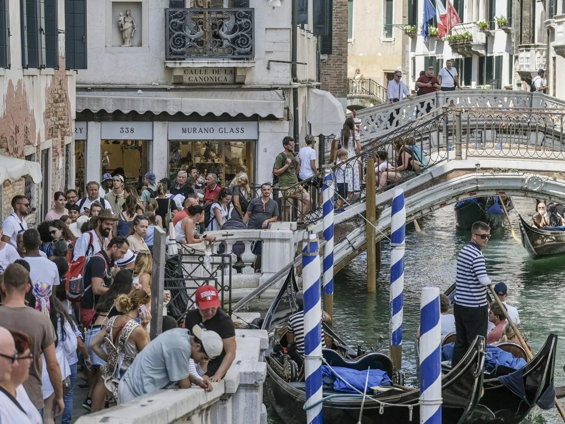 A new tax for visitors to overcrowded Venice will apply to day-trippers starting in 2024 © Stefano Mazzola / Getty Images