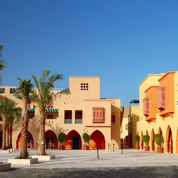 city square in El-Gouna, Egypt