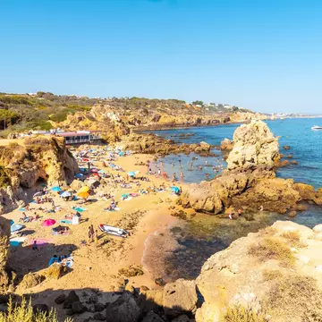 Albufeira, Algarve, Portugal. Unai Huizi Photography/Shutterstock