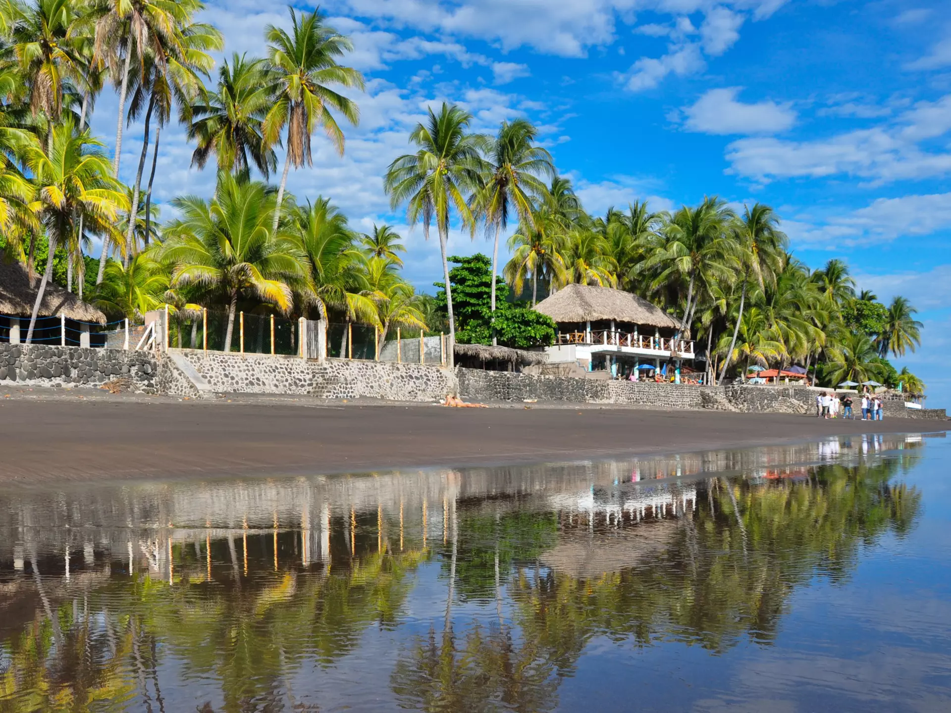 The black-sand beach at El Zonte in El Salvador. Hugo Brizard - YouGoPhoto/Shutterstock